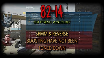 Modern Warfare SBMM was NOT toned down Commentary (lets be real) 82-14
