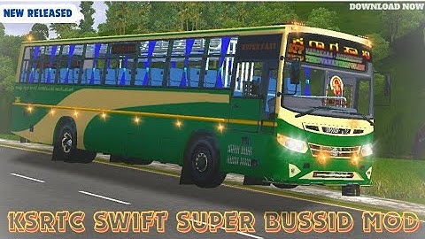 Released Ksrtc Swift Super Bussid Bus Mod For Bus Simulator Indonesia