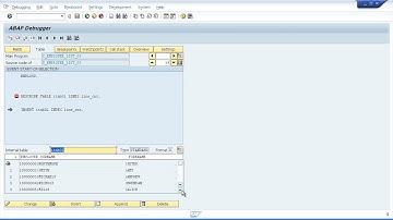 106 Internal Tables Describe And Insert