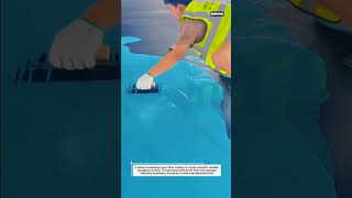Satisfying Epoxy Floor Coating Process! 🔥 | Amazing Carpentry & Flooring Skills