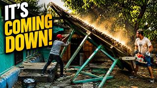 NEIGHBORS couldn’t believe I did this MASSIVE TRANSFORMATION for FREE! | WE TORE IT ALL DOWN! |