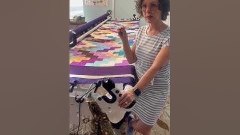 Advancing the quilt to the next row on a Handi Quilter with Pro Stitcher!