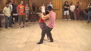 Somo - "Trap Queen" - Matthew Krivanek & Haley Tiller - Zouk Demo at Wednesday Beginner Class
