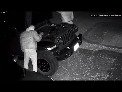 WATCH: Thieves try to steal a Jeep off Ottawa driveway