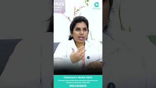 చిగుర్లు క్రిందకి జారడం |Gum Recession Causes &amp; Treatment|Dental care Tips |Chandana's Dental Clinic