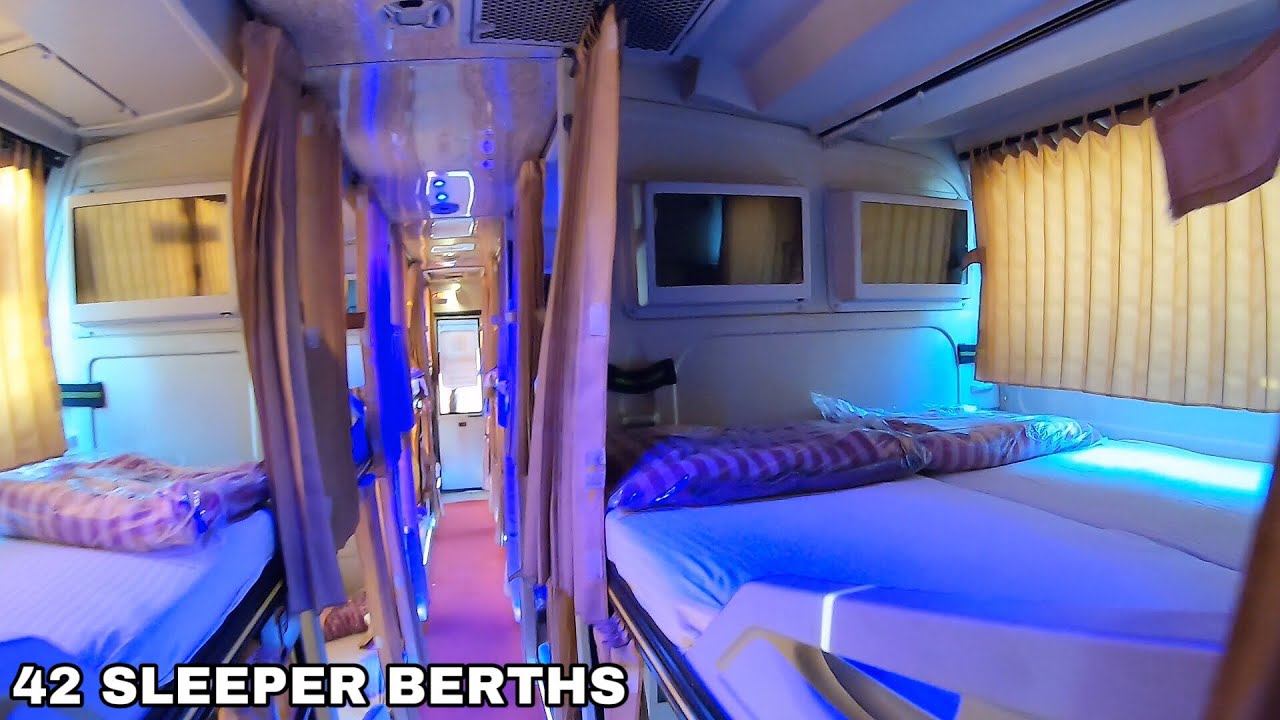 Volvo B11r Celeste Sleeper Bus Smk Prakash Orange Travels Premium Luxury Interiors Exteriors