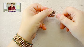 How To Add and End Thread in Herringbone Stitch