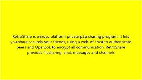 What is RetroShare Software