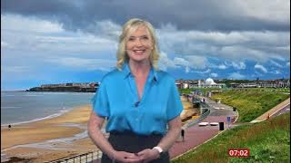 Carol Kirkwood - Satin Blouse Breakfast Weather 09Jun2025