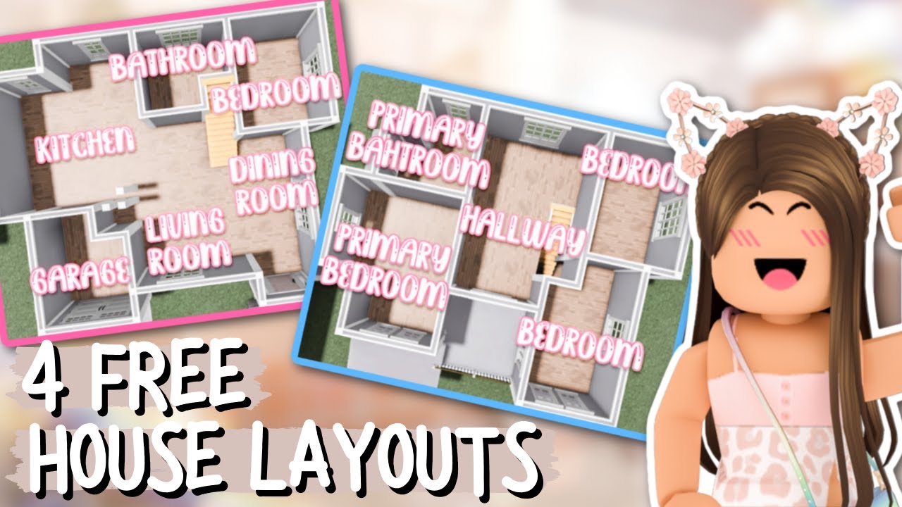 ???? 4 Free Two-Story House Layout Ideas For Bloxburg | Free To Use (Roblox  Bloxburg) | Axrielii - Youtube