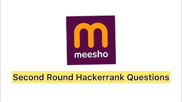 Meesho Second Round Exam Questions #meesho #exampattern #hackerrank #thinkcareers143 #coding