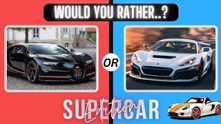 'Supercar Edition:Would You Rather Quiz' #quiz #wouldyourather #wouldyourathergame #supercar