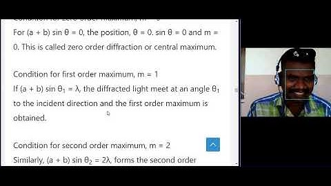 diffraction grating unit 7 wave optics
