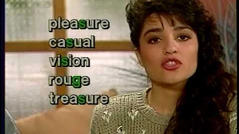 ZH consonant - /ʒ/ sound - English sound