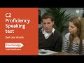 C2 Proficiency Speaking test - Derk and Annick | Cambridge English