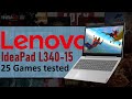 Lenovo ideapad l34015  25 games tested ryzen 7 3700u  radeon rx vega 10