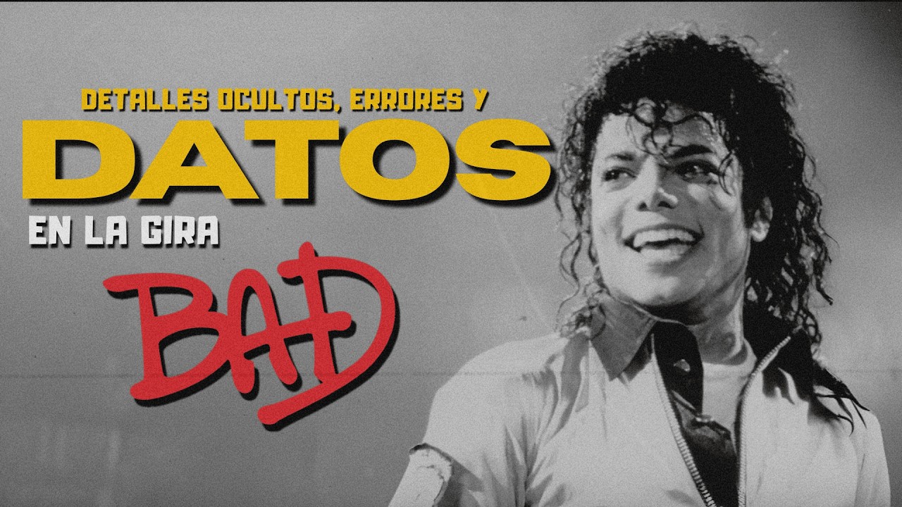 DETALLES OCULTOS en el BAD WORLD TOUR de Michael Jackson