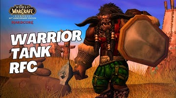Beginner Tanking Guide - How To Tank RFC as Warrior - Dungeon Run: Ragefire Chasm | WoW Classic HC