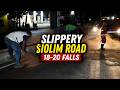 18–20 Two Wheelers Fall on Slippery Siolim Road