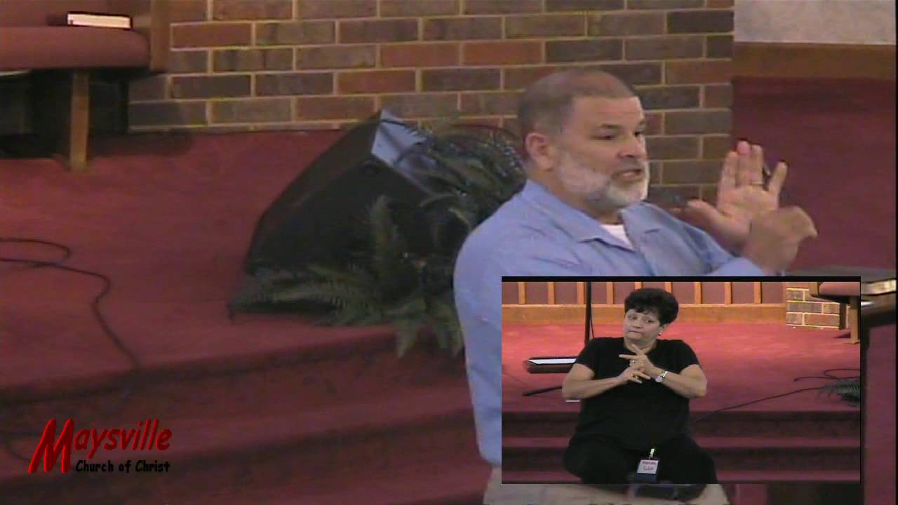 Ron Cobb, Shepherds responsibility to a deaf Congregation, June 7, 2016