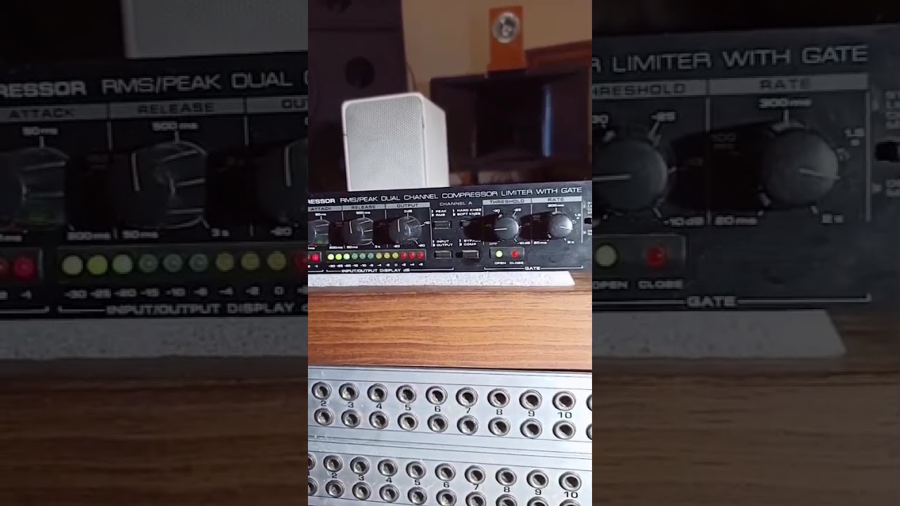 Mi configuracion para escuchar Streaming y Vinilos con un Compressor Alesis 3630