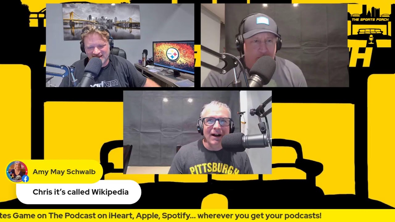 The Porch Is Live - Let's talk Indianopolis Indians And STEELERS CAMP