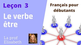 Leçon 3. Le verbe être. Cours de français pour débutants. FLE - English captions available!😉