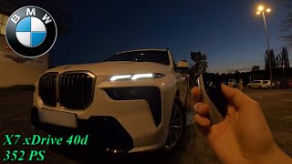 2022 BMW X7 xDRIVE 40D 352 PS NIGHT POV DRIVE WÜRZBURG (60 FPS)