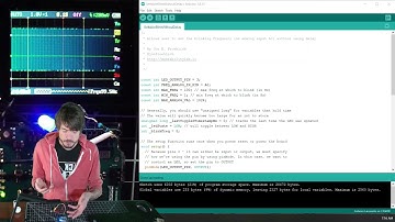 How does an Arduino blink an LED?