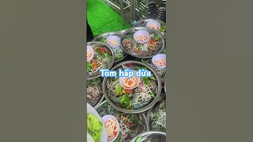 Cách Trang Trí Món Tôm Hấp Dừa!