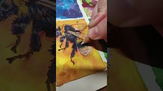 Bugo-Bee! - Artist Trading card inspired by my daughter. #aceo #art #bee #drawing