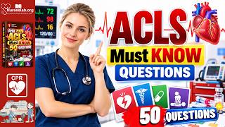🚨 AHA ACLS 2026: 50 Must-Know Questions Every Healthcare Professional Should Know!
