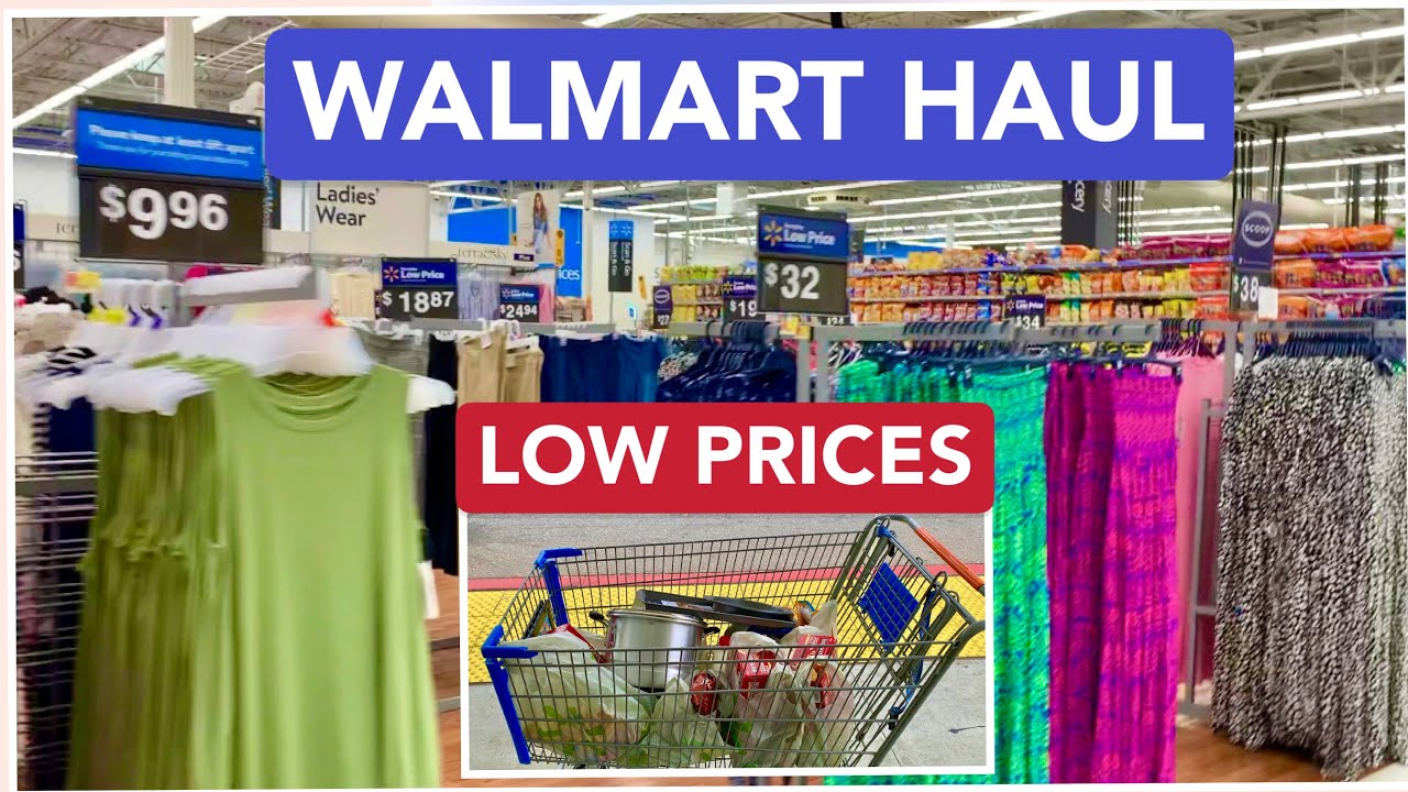 WALMART HAUL LOW PRICES COME SHOP WITH US! YouTube
