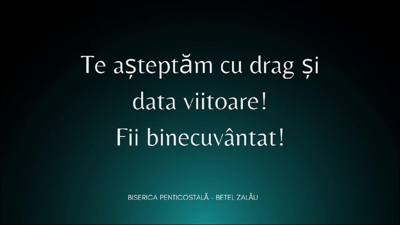 Betel Zalău | Duminica seara | 22.02.2026