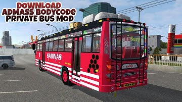 Released Admass Private Bus Mod In Bus Simulator Indonesia - Bussid Bus Mod - Bussid Car Mod -Bussid
