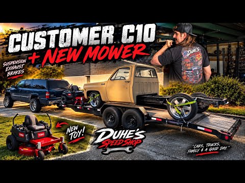 Picking Up a Customer’s ’78 C10… And Somehow Bought a Zero Turn 😂