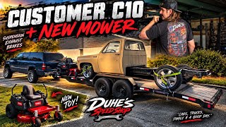 Picking Up a Customer’s ’78 C10… And Somehow Bought a Zero Turn 😂