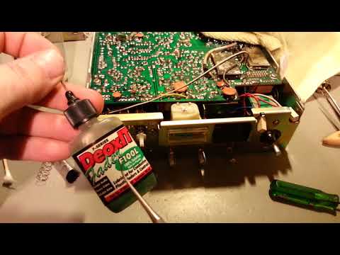 CB Radio With Jammed Push Button Switch. How To Disassemble And Repair.
