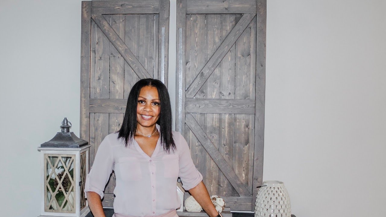 DIY Barn Door Wall Plaque YouTube