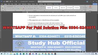 PSY401 Assignment 1 solution Spring 2025