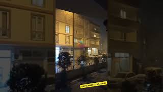 Bursa Nilüfer De Yoğun Kar Yağışı