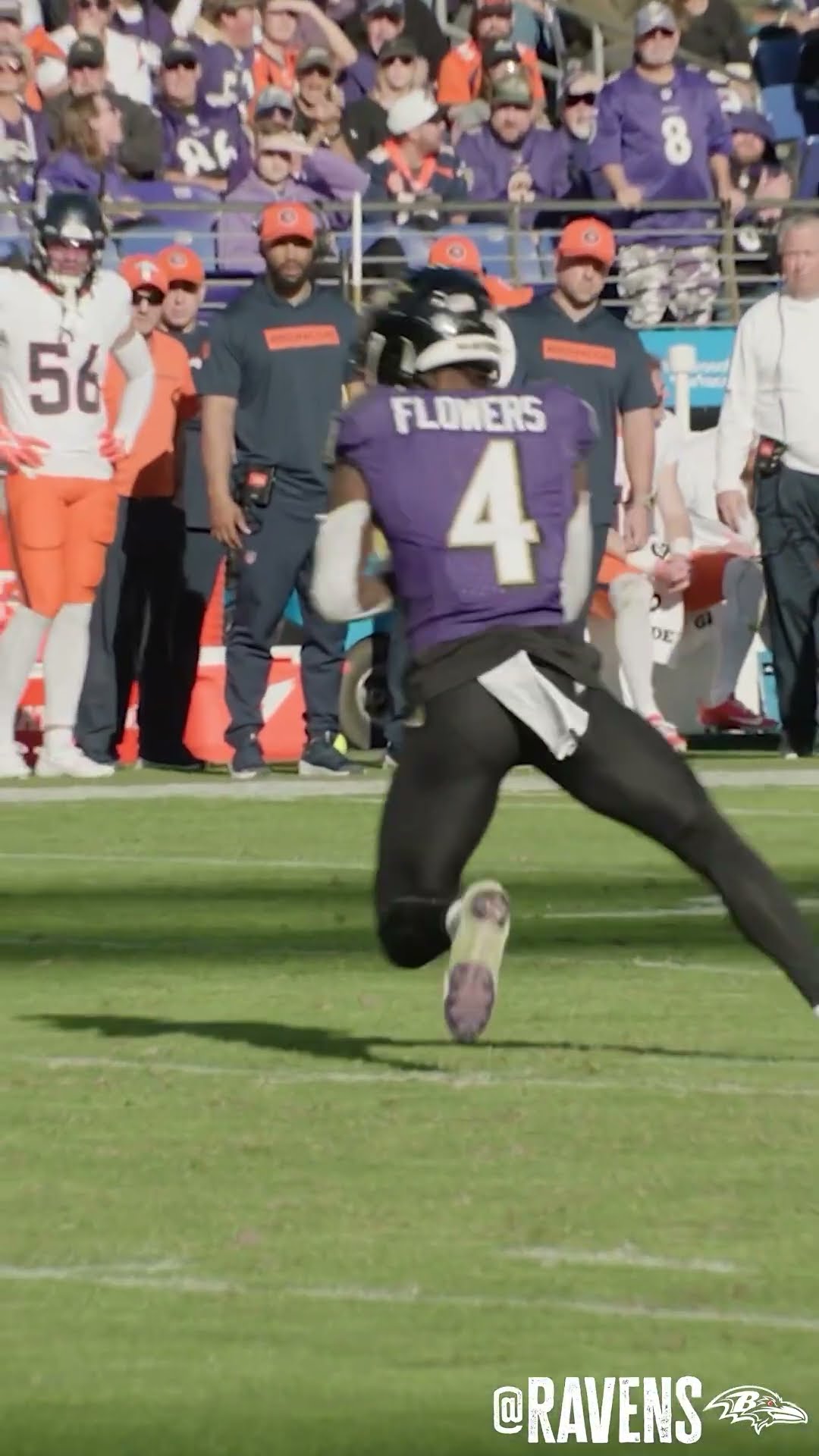 The end zone is our favorite place ? #ravens #nflgameday #shorts #zayflowers #lamarjackson