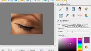 como passar sombra no Photo Makeup Editor screenshot 4