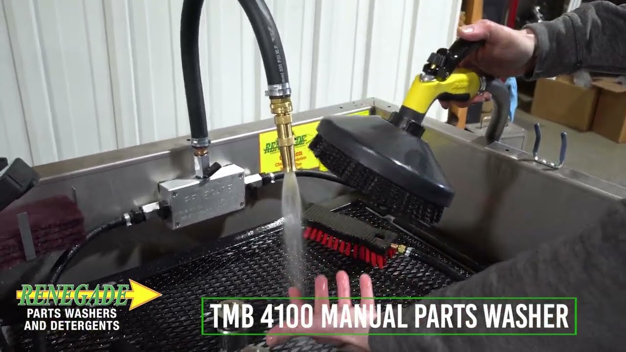 Renegade TMB 4100 Manual Parts Washer Demo