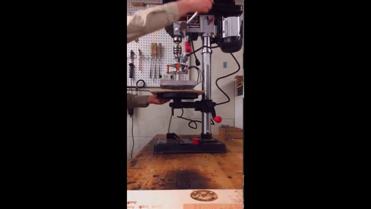 Drill Press Mounted Branding Tool by BrandFIrst YouTube