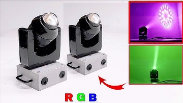 Automatic Sharpy Light from PVC Pipe || Mini Moving light