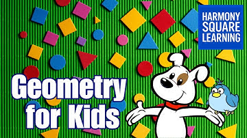Geometry for Kids! Learn 2D & 3D Shapes with Bingo the Math Pup