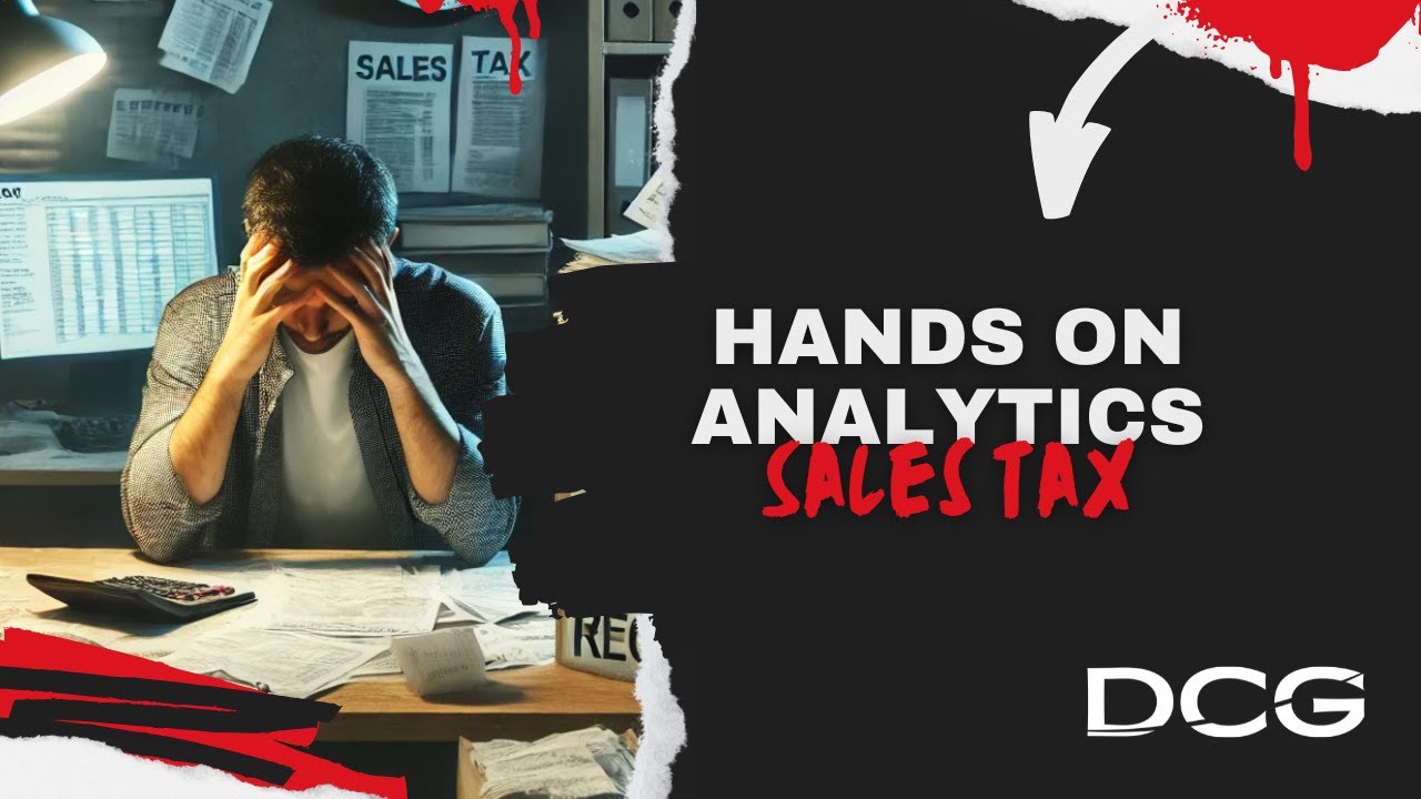 Hands on Analytics 4 Sales Tax