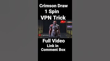 Crimson Draw ⚡1 Spin VPN Trick⚡ Cod Mobile #codm #codmobile #season6leaks #codghost