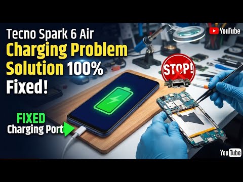 Tecno Spark 6 Air Charging Problem Solution | 100% Fixed